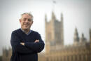 Speaker of the House of Commons, John Bercow, poses for a photo on Westminster Bridge in London Thursday Oct. 31, 2019. The speaker of Britain’s House of Commons has become a global celebrity for his loud ties, even louder voice and star turn at the center of Britain’s Brexit drama. On Thursday Oct. 31, 2019, he is stepping down after 10 years in the job. (Stefan Rousseau/PA via AP)
