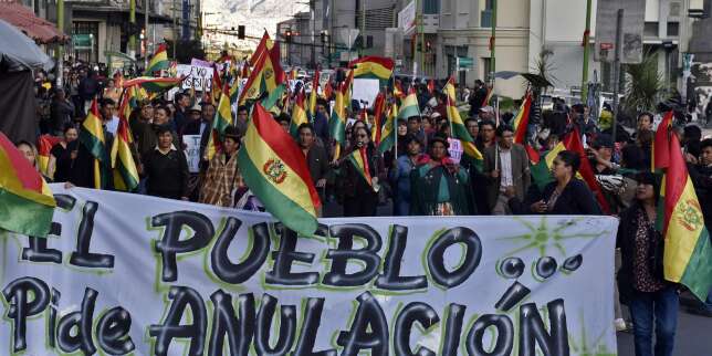 En Bolivie, une partie de l’opposition demande l’annulation de l’élection