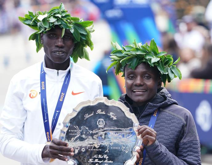 Le jour où Joyciline Jepkosgei et Geoffrey Kamworor ont rattaché New York au Kenya.