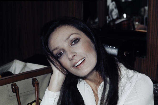 L’actrice et chanteuse Marie Laforêt , ici en janvier 1972, est morte à l’âge de 80 ans, le 2 novembre 2019.