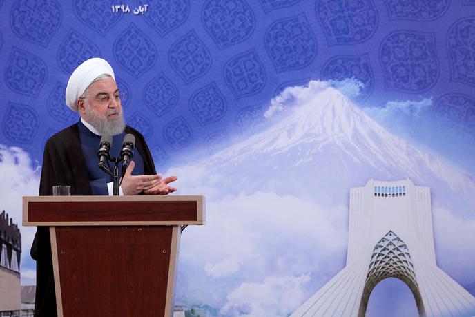 Le président iranien Hassan Rohani à Téhéran, le 5 novembre.