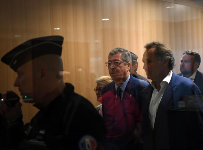 Patrick Balkany arrive au tribunal correctionnel de Paris le 13 septembre, avant son incarcération.