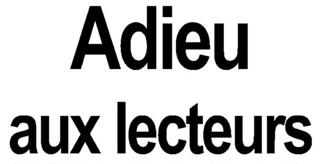 Le quotidien régional « L’Echo » cesse sa parution