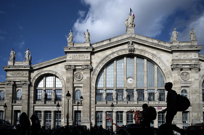 La façade de la gare du Nord, à Paris, le 10 octobre.