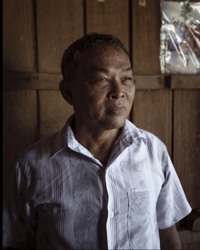 Yun Bin, à Tuol Man Chey, le 30 octobre. Il a témoigné en 2018 devant le tribunal chargé de juger des responsables des Khmers rouges.