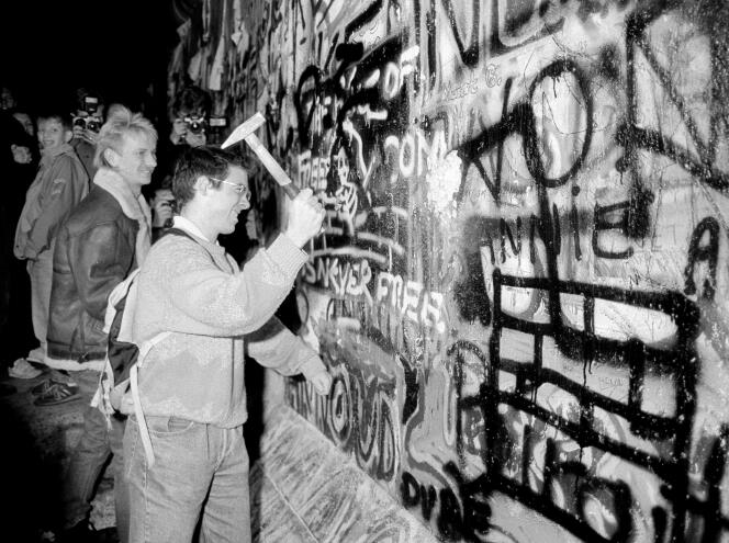 A Berlin, le 9 novembre 1989.