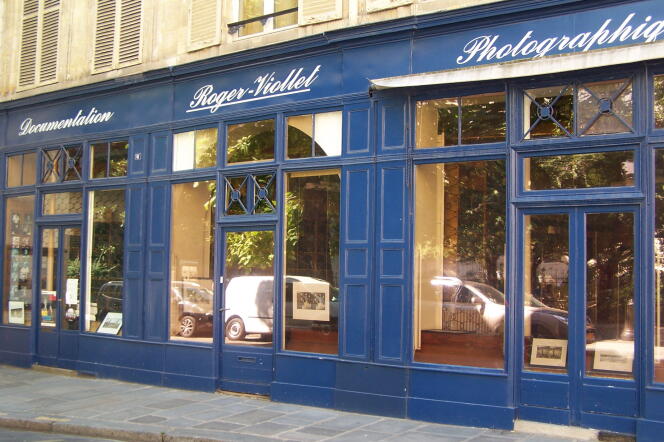 L’agence de photographies Roger-Viollet, rue de Seine, à Paris, en 2013.
