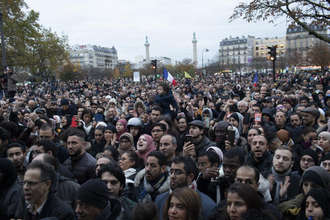 Marche contre l'islamophobie à Paris, le 10 Novembre 2019
