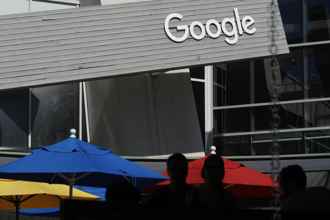 Au siège de Google, à Mountain View (Californie), le 24 septembre.