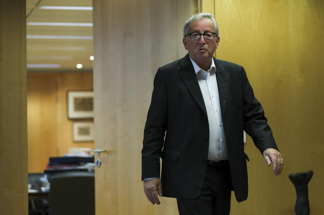Le président de la Commission européenne, Jean-Claude Juncker, à Bruxelles, le 15 octobre.
