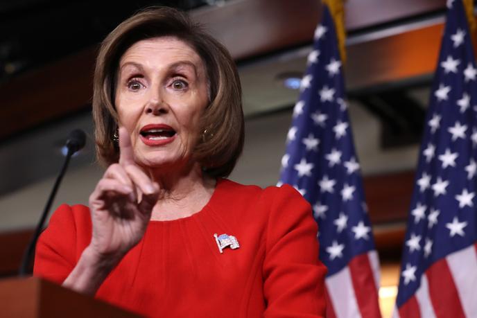Nhà lãnh đạo quốc hội Hoa Kỳ, bà Nancy Pelosi tại một cuộc họp báo ở Washington vào ngày 14 tháng 11.