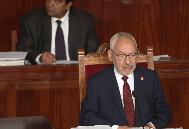 Rached Ghannouchi, du parti islamo-conservateur Ennahda, a été élu à la présidence de l’Assemblée des représentants du peuple, le Parlement tunisien le 13 novembre 2019.