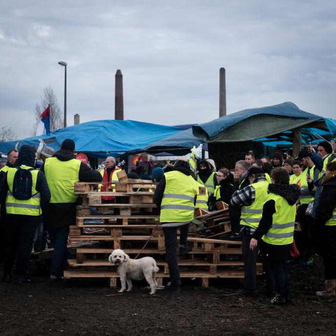 Depuis le 17 novembre 2018, Jean-Pierre Sageot a couvert le mouvement depuis le rond-point des Vaches à Saint-Etienne du Rouvray (Seine-Maritime).