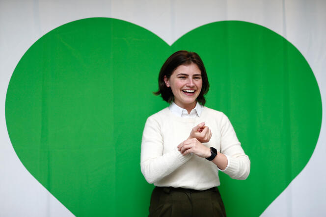 La députée néo-zélandaise du Green Party Chlöe Swarbrick, en 2017.