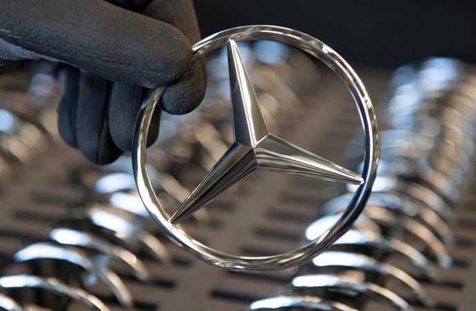 Dans l’usine du constructeur des Mercedes, Daimler, à Rastatt, en Allemagne, le 6 février.