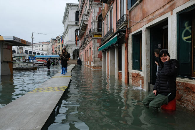 A Venise, en Italie, le 17 novembre.