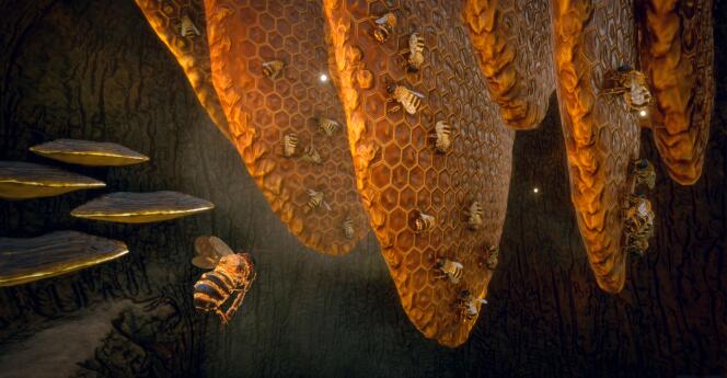 L’action de « Bee Simulator » se déroule au sein d’un essaim sauvage plutôt que dans une ruche.