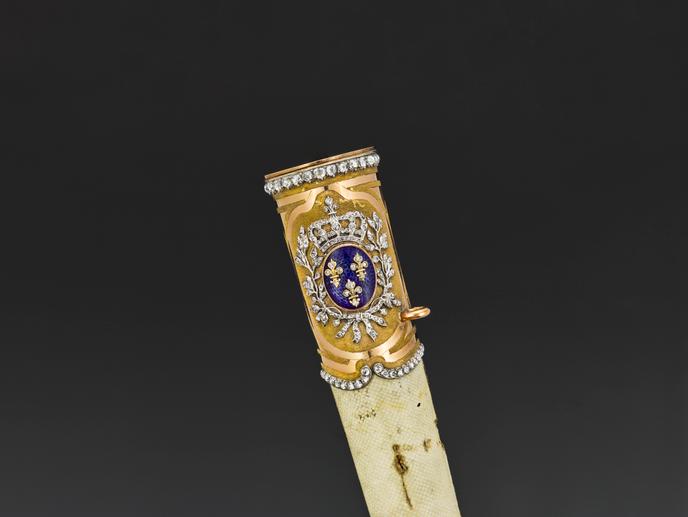 Thanh kiếm kim cương của Louis XVI, 1784-1789, Bảo tàng quân đội, ở Paris.