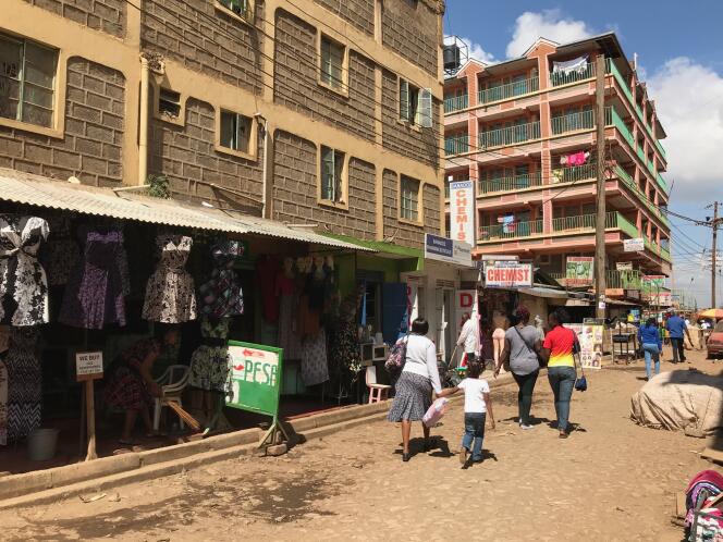 Le quartier de Githurai-Roysambu, en banlieue de Nairobi, où des contraceptifs sont distribués gratuitement à des adolescentes. Ici, en novembre 2019.