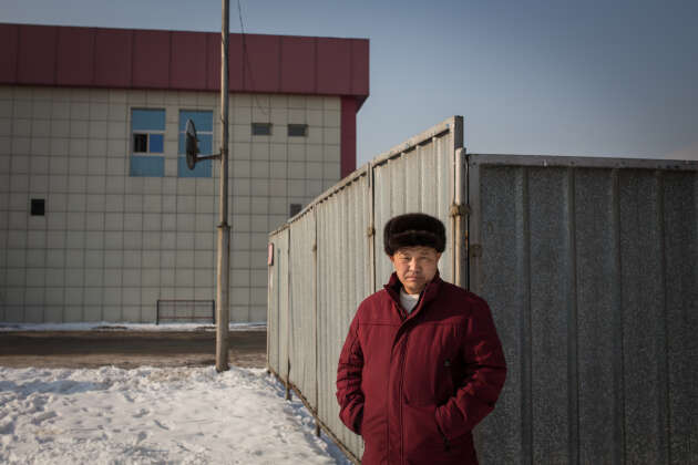 A Almaty (Kazakhstan) endécembre 2018. Orinbek Koksebek, d'origine kazakhe, a passé 125 jours dans un camp de rééducation en Chine, dans le Xinjiang.