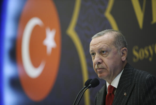 Le président turc, Recep Tayyip Erdogan, le 28 novembre 2019 à Ankara.