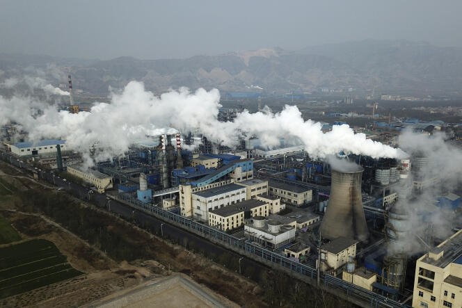 Une usine utilisant du charbon, à Hejin, en Chine, le 28 novembre.