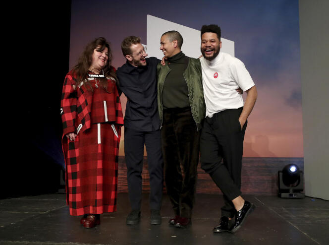 Tai Shani, Lawrence Abu Hamdan, Helen Cammock et Oscar Murillo, lauréats de l’édition 2019 du Turner Prize.