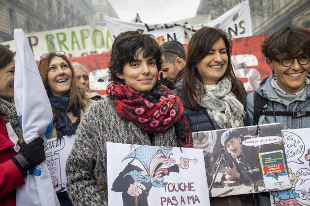 Manifestation contre les retraites, à Marseille, le 5 décembre.