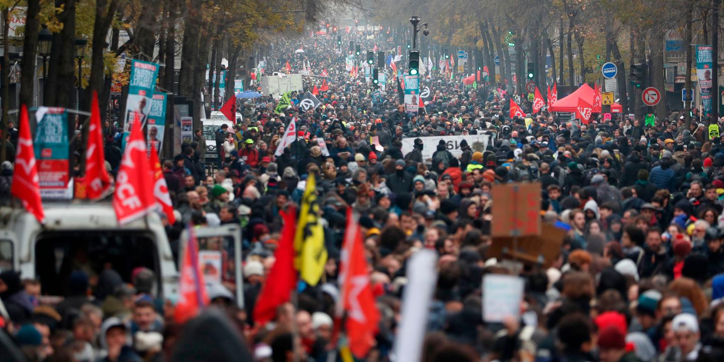 Direct Greve Du 9 Janvier 44 000 Manifestants Ont Defile A