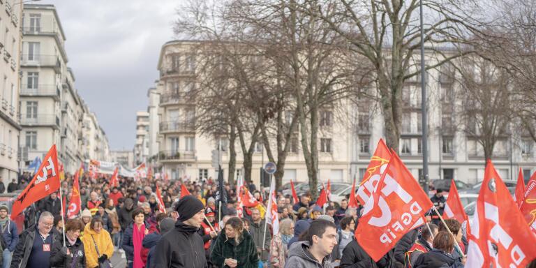 Manifestation du 5 décembre contre la reforme des retraites, Brest