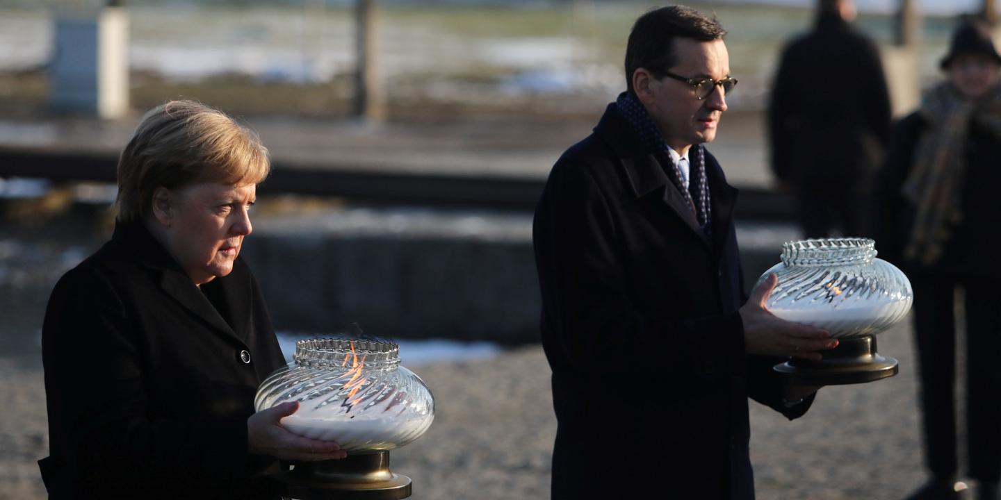 A Auschwitz-Birkenau, les mots historiques d’Angela Merkel