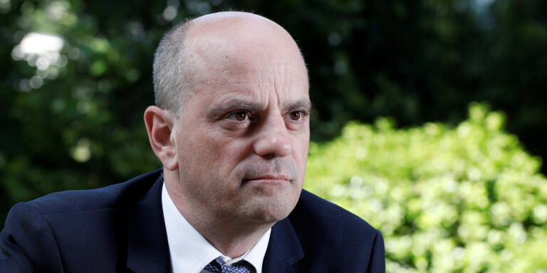 French Education Minister Jean-Michel Blanquer attends an interview with Reuters in the garden of the Education Ministry in Paris, France, June 19, 2018. Picture taken June 19, 2018.  REUTERS/Benoit Tessier - RC1339DF71F0
