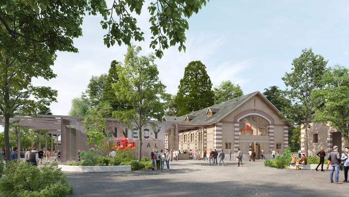 La future cité du cinéma d’animation à Annecy.