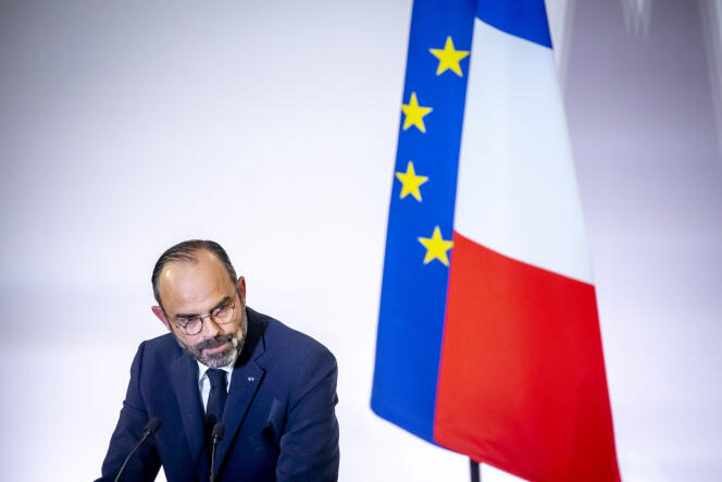 Le premier minsistre, Edouard Philippe, lors de la présentation de la la réforme des retraites, à Paris, le 11 décembre 2019.