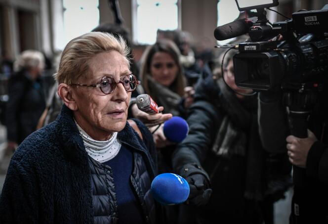 Isabelle Balkany, lors de l’ouverture du procès en appel pour fraude fiscale, le 11 décembre à Paris.