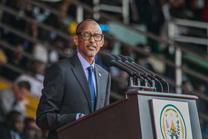 Le président rwandais, Paul Kagame, à Kigali, le 4 juillet 2019.