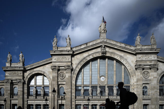 La façade de la gare du Nord, à Paris, le 10 octobre.