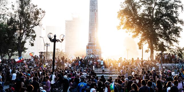 Plaza Italia, coeur de la contestation chilienne