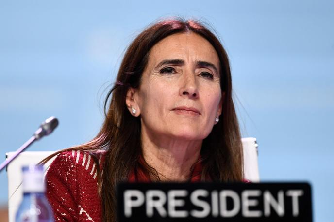 La présidente de la COP25, Carolina Schmidt.