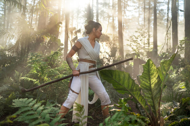 Rey, incarnée par l’actrice Daisy Ridley, dans une scène de « Star Wars : L’Ascension de Skywalker ».