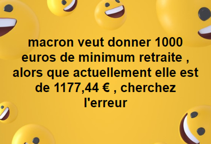 Reforme Des Retraites Intox Sur La Pension Minimale De 1