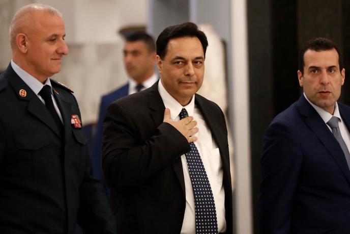 Le nouveau premier ministre libanais Hassan Diab, le 19 décembre 2019.