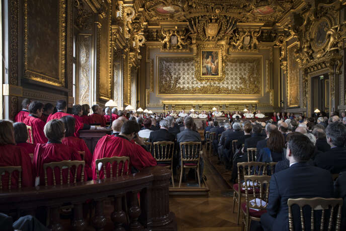 Une audience à la Cour de cassation au Palais de justice de Paris, le 14 janvier.