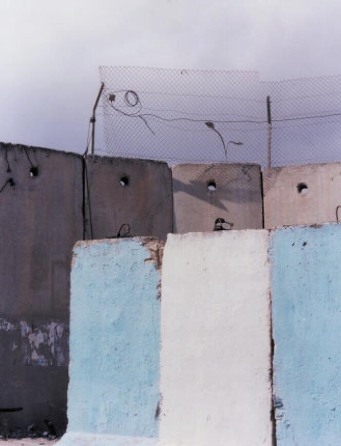 Pan de mur au poste-frontière de Kalandia, entre Ramallah et Jérusalem, 2019.