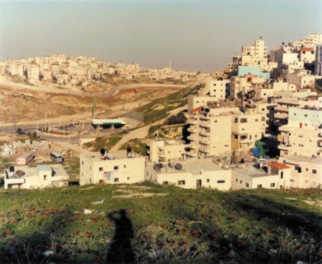 Le mur de séparation, vu depuis Jérusalem-Est, 2013.