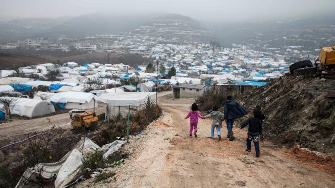 Le camp pour personnes déplacées de Khirbet Al-Joz, dans l’ouest de la province d’Idlib, en décembre 2019.