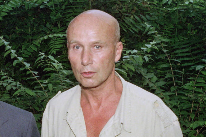 L’écrivain Gabriel Matzneff , le 12 juillet 1990, à Paris.