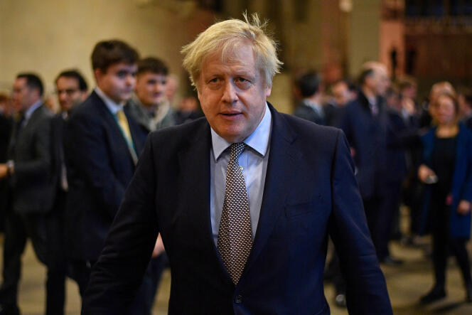 Boris Johnson, le premier ministre britannique, à Londres, le 16 décembre 2019.