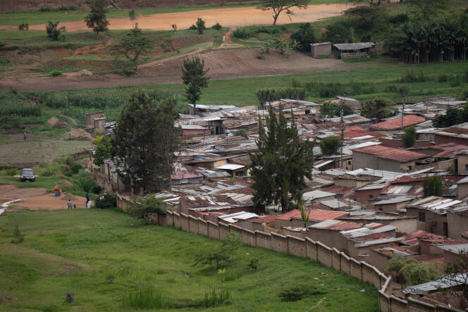 UN bidonville en banlieue de Kigali, en octobre 2019.