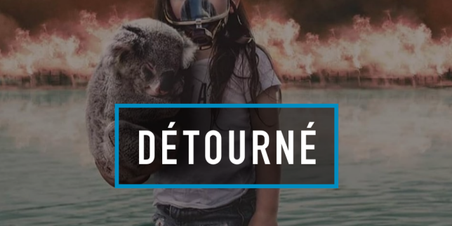 Incendies en Australie : cette image poignante d'une fillette et d'un koala est un photomontage